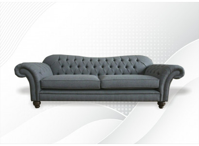 Grouss Chesterfield Polster Sofas Design Luxus Sofa 4-Sëtzer Textil Couchen