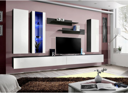 Luxus Wunnwand TV Stänner Holz Designer Modern Miwwelen Wunnzëmmer Nei