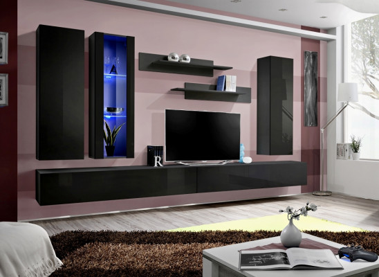 TV-Ständer Modern Wand Regal Wohnzimmer Design Miwwelen Wandmiwwelen Möbel.