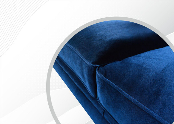 xxl Grousst Sofa Couch Chesterfield 240cm Polstersofa 4 Sëtzer Lieder