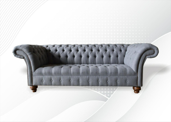 Dreisëtzer Canapé Polster Design Sofa 3er Sëtz Sofanen Zëmmer Gro