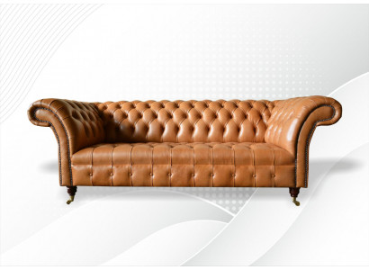 Chesterfield Design Luxus Polster Canapé Sofa Sëtz Textil Garnitur Lieder