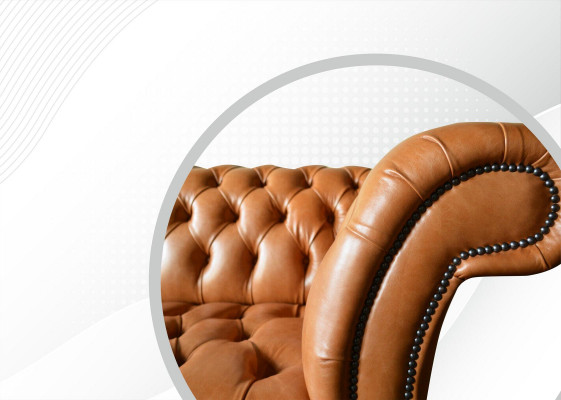 Chesterfield Design Luxus Polster Canapé Sofa Sëtz Textil Garnitur Lieder