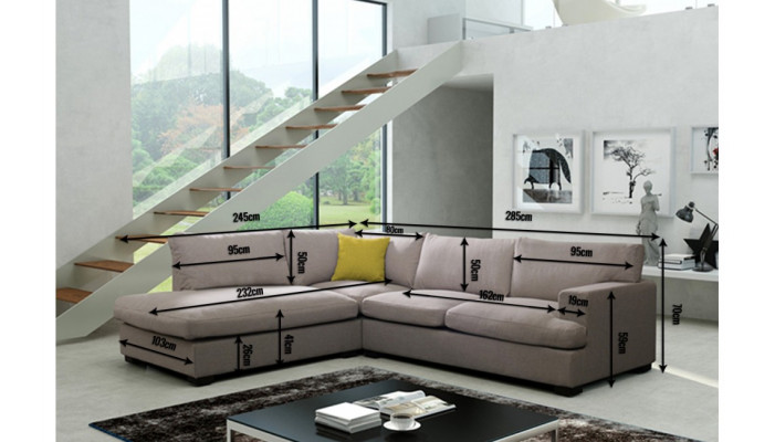 Designer Sofa Ecksofa Stoffssofa System Sofa Textil Samett Eckcouch Couch NEI