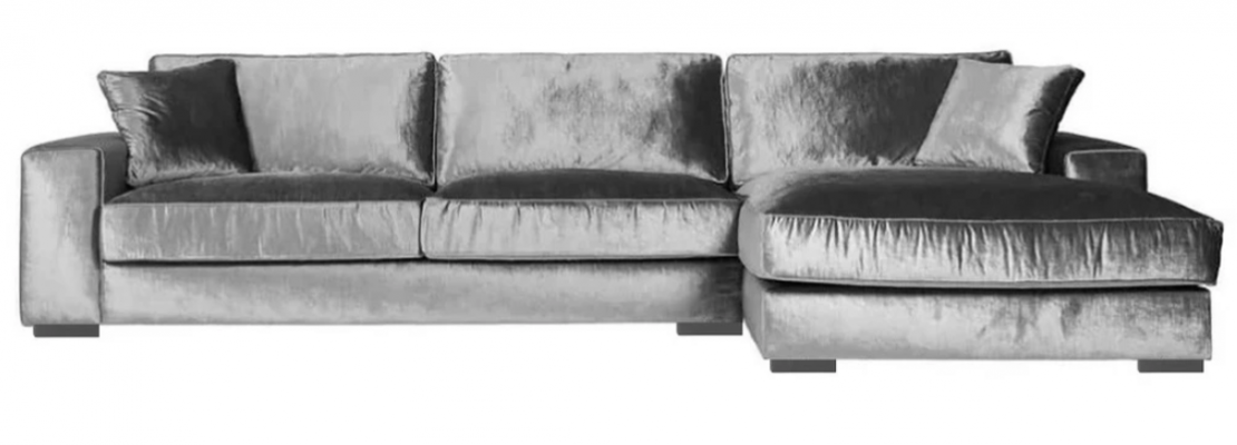 Grau Ecksofa Design Sofen Polster Sofas Italienesch Ariichtung Wunnzëmmer