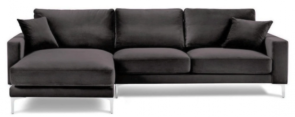 Sofaen Italienesch Miwwelen Schwaarz Ecksofa Wunnzëmmer Design Couchen Polstersofa