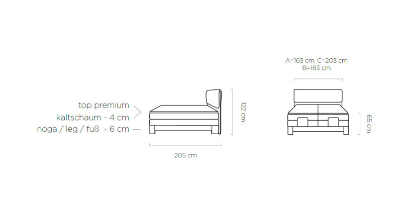 Automatescht Boxspringbett Design Bett Duebel Better Luxus Hotel Schlofzëmmer
