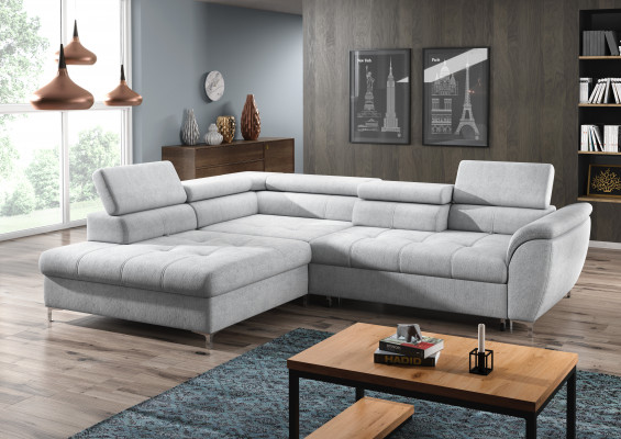 Eckcouch Schlofcouch Polster Eck Garnitur Betterfunktion Leder Sofa Neijor