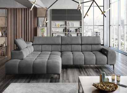 Wunnlandschaft Ecksofa L-Form Textil Canapé Sofa Nei Héichwäerteg Eckcanapé Sofas