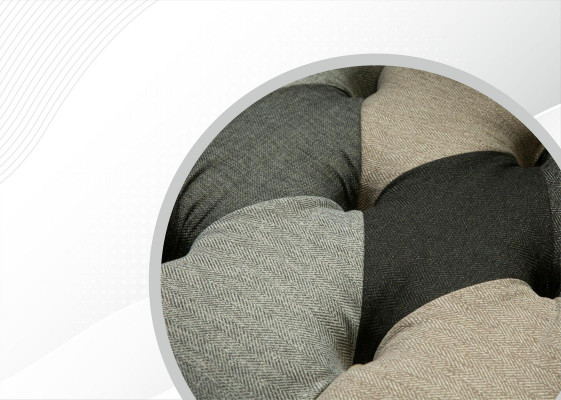 Chesterfield Méifaarweg 3 Sëtz Sofa Dräi Sëtzer Design Canapéë Polster Textil