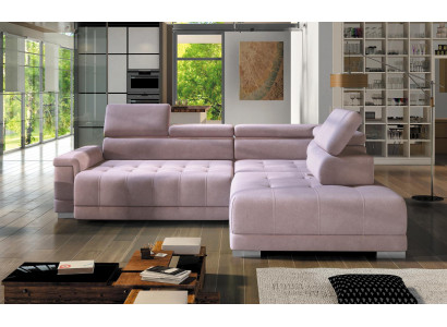 Eck-Couch L-Form Couch Wunnlandschaft Sofa Eck Design Modern Sofa Stoffer Nei Rosa