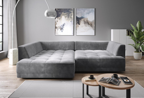 Canapéen Textil Wunnlandschaft Eckcanapé Canapéen Canapé Polster Eck Canapéen Miwwelen L Form