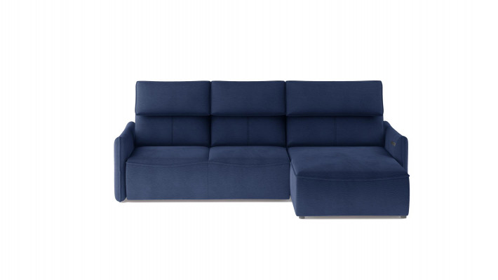Eckdesign Modern Sofasen Ecksofa L-Form Sëtz Textilsofa Couch Wunnlandschaft Nei