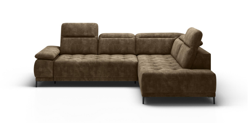 Wohnlandschaft Garnitur Design Canapé Stoff Automatescht Eckcanapé L-Form Couch