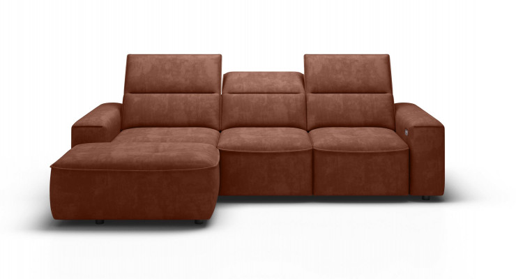 Wunnlandschaft Sofa Eck Design Modern Sofa Stoff Nei Braun Ecksofa L Form Couch