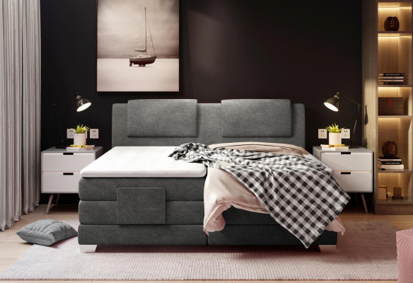 Textil Design Bett Duebel Better Luxus Bestietnes Boxspring Hotel Matrass Schlofkummer