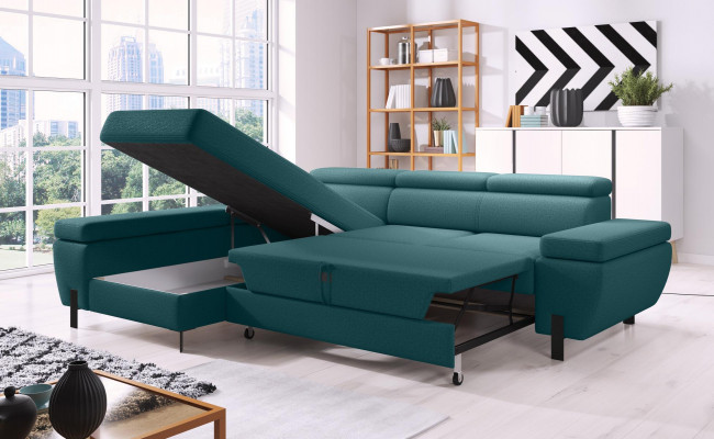 Textilcanapé L-Form Canapé Wunnlandschaft Eckcanapé Eckdesign Canapé Canapéen Canapéen Neit