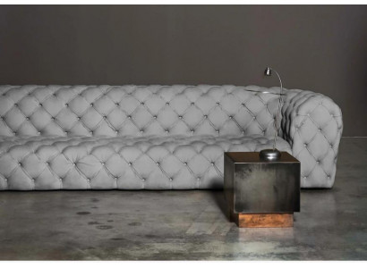 Grou Chesterfield Wunnzëmmer Modern Design Canapé Sofa Miwwel Stoff Grouss XXL Nei