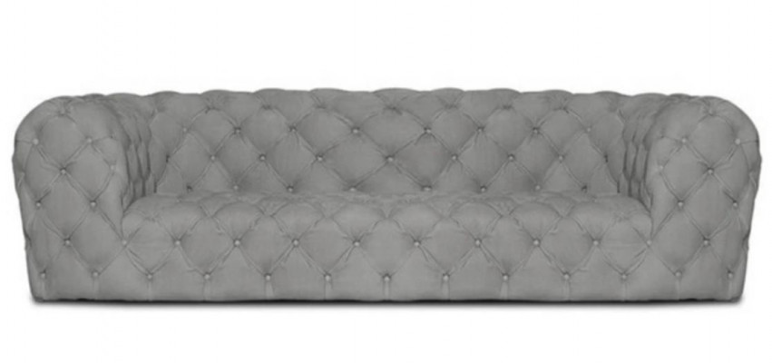 Grou Chesterfield Wunnzëmmer Modern Design Canapé Sofa Miwwel Stoff Grouss XXL Nei
