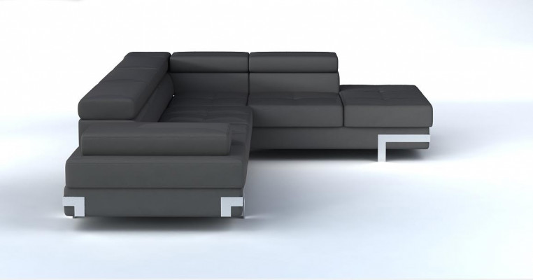 Sofa Schlafsofa Designer Sofa mat Bettfunktion + Bettkëscht Ecksofa Canapé NEI
