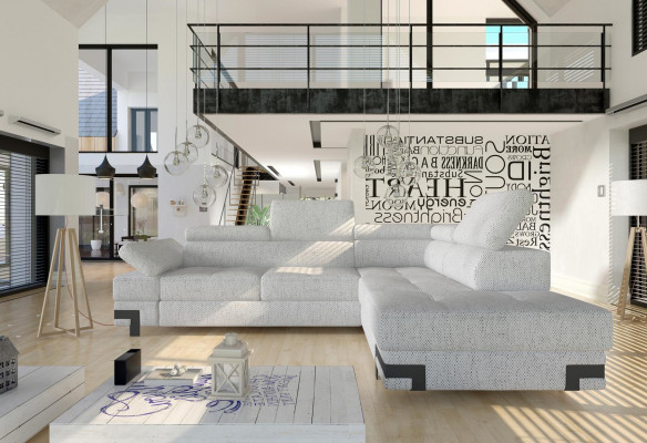 Ecksofa Gro Stoff L Form Sofa Couch Design Couch Polster Textil Modern Sofas