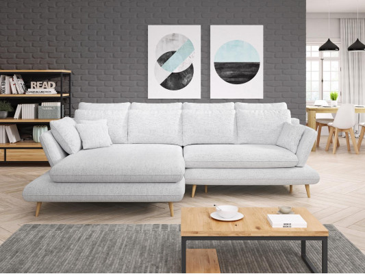 Bettfunktioun Schlofcanapé Eckcanapé Canapé Wunnlandschaft L-Form Canapé Design Canapéen