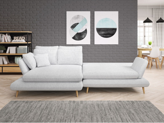 Bettfunktioun Schlofcanapé Eckcanapé Canapé Wunnlandschaft L-Form Canapé Design Canapéen