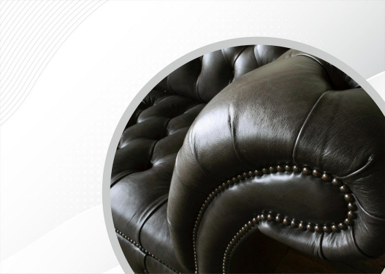 Chesterfield 3 Sëtzer Modern Design Couchen Ledersofa XXL Sëtzméiwwel Méiwwel Sofaen