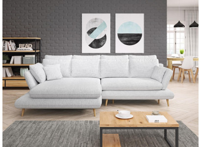 Eckcouch L Form Sofa Couch Polster Ecksofa Wunnlandschaft Textil Sofae Stoff nei