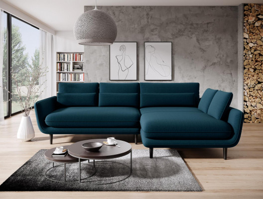 Eckcanapé Canapé Couch Polster Wunnlandschaft Textil Eck Canapéen Garnitur L Form Nei