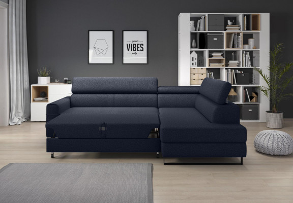 Eck Ecksofa L-Form Wunnlandschaft Couch Polster Textil Stoff Lieder Sëtz Couchen