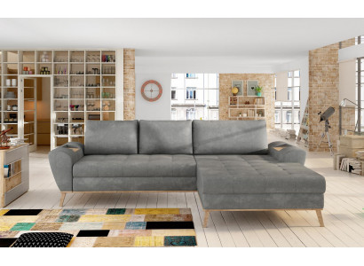 Bettfunktioun Wunnlandschaft Schlofsbéisch Eckbéisch Canapé L-Form Béisch Designer