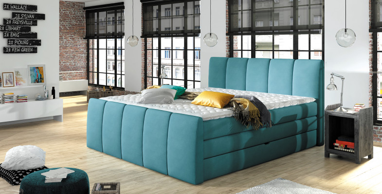Boxspringbett Better Blo 180x200 Schlofzëmmer Textil Hotel Bett Polster Design