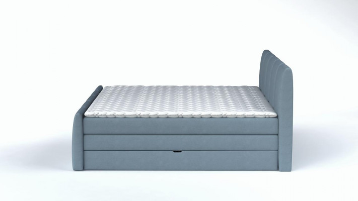 Boxspringbett Design Bett Topper Federkern Duebelbett Polsterbett mat Bettkëscht