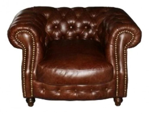 Chesterfield Brun Eckcanapé Canapé Couchage Polster Eckgarnitur Wunnzëmmer