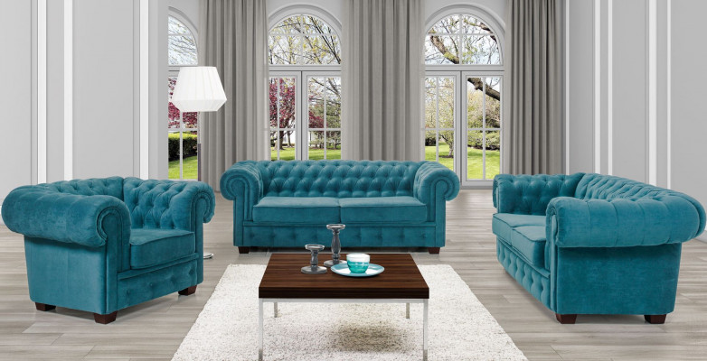 Canapé Schlofcouch Designer 3-Sëtzer Canapé mat Schloffunktion Suite Canapé-Lieder canapé.