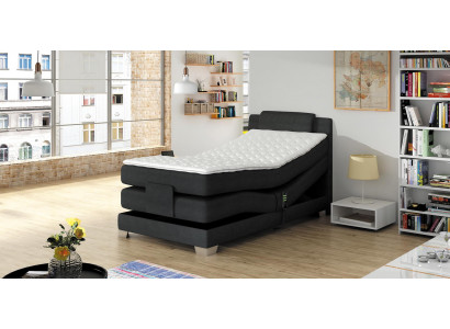 Boxspringbett Design Bett Topper Federkär Polsterbett 100 x 200 cm Elektrësch