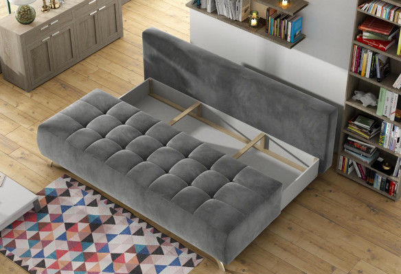 Klapptextil Canapé Schloofsofa Bettsofa Kaste Sofas Couchen Polstermöbel Stoff