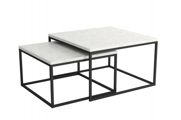 Bijëschtisdësch Designer Dësch Wunnzëmmerdësch Dëscher 2x Clubdësch