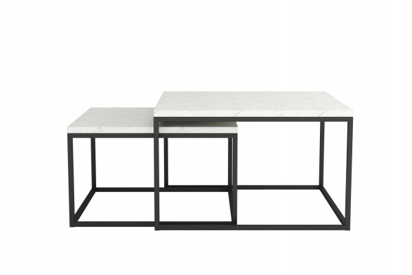 Bijëschtisdësch Designer Dësch Wunnzëmmerdësch Dëscher 2x Clubdësch