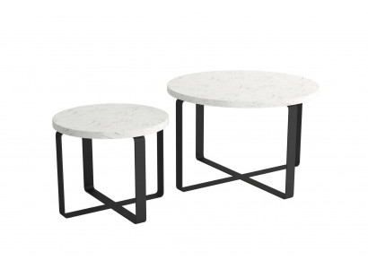 Ronne Luxus Dësch Couchtisch Design Dëscher Stil Miwwelen Wunnzëmmer