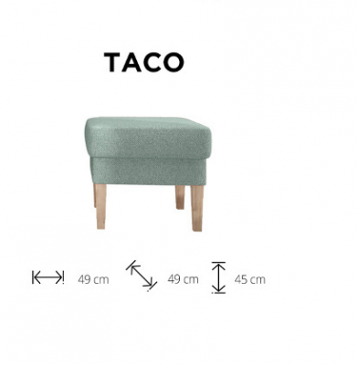 Fouss-Schemel Ottomane Miwwelschemel Nei Schemel Sofa Couch Polster Bäischemel Nei