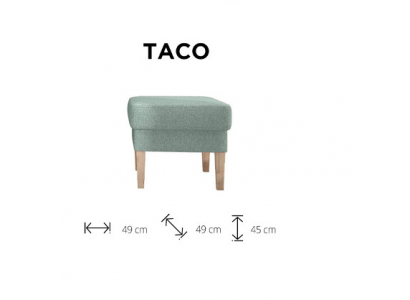 Fouss-Schemel Ottomane Miwwelschemel Nei Schemel Sofa Couch Polster Bäischemel Nei