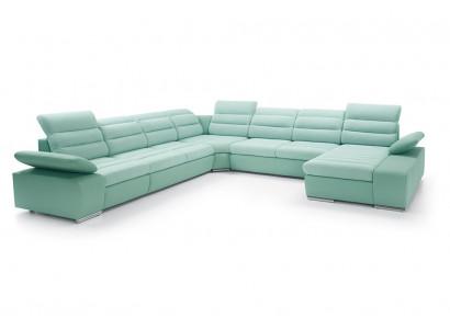 Ecksofa U-Form Eckcouch Schlofffunktion Wunnlandschaft Sofa Couch Sofae Couchen