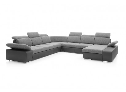 Ecksofa U-Form Eckcouch mat Schloffunktion Ecksofa Wunnlandschaft Sofa Couch Nei