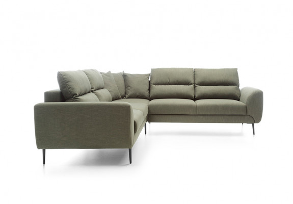 Wénkelcouch Eckcouch mat Schlooffunktion Canapé Wunnlandschaft Sofa Sofaen