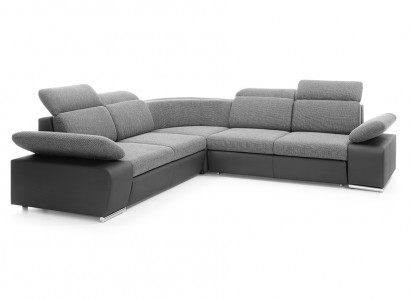 Design Ecksofa Couch Lieder Multifunktion Sofas Wunnlandschaft Textil