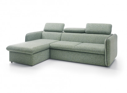 Design Ecksofa Schlofcanapé Multifunktionelle Couch Lieder Textil Polster Canapéen