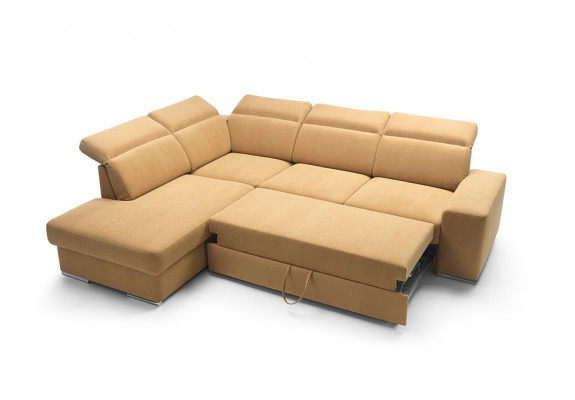 Ecksofa L-Form AVANT Eckcouch mat Schlaffunktion Couch Ecksofa Wunnlandschaft