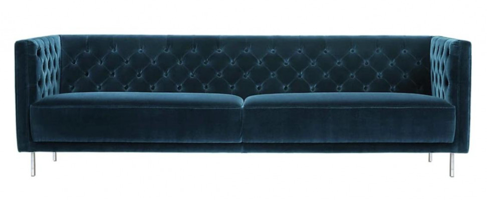 Lila Chesterfield Wunnzëmmer Modern Design Canapé Italienesche Stil Miwwelen Miwwelen